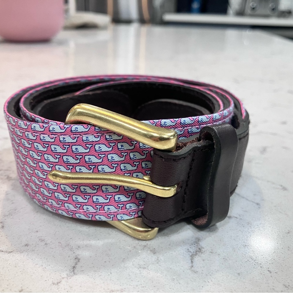 Vineyard Vines Mens Whale Belt 36